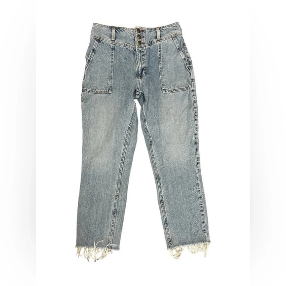 Abercrombie & Fitch Frey denim straight leg jeans - Picture 1 of 5